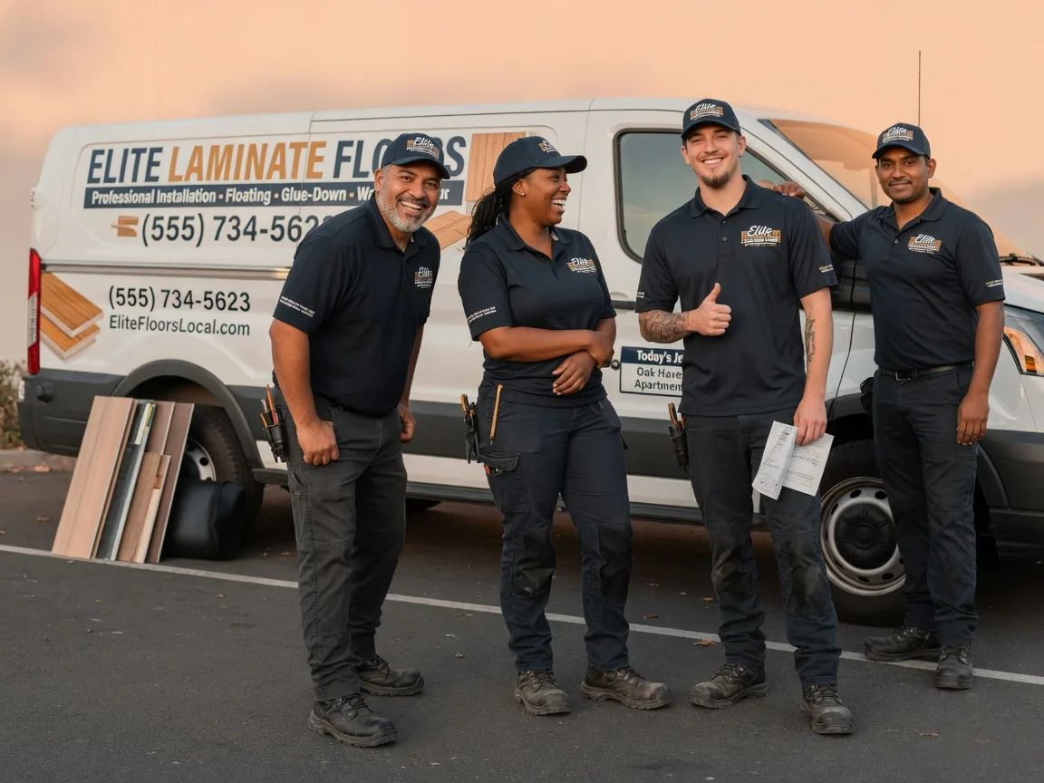 Laminate flooring installation company in Reddick, IL